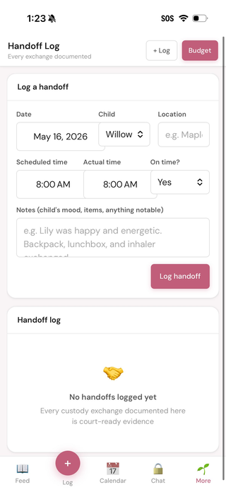 Handoff Log