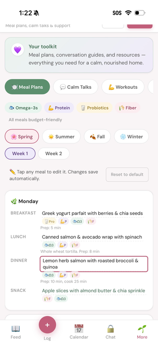 Meal Plans